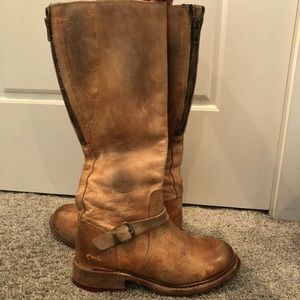 BedStu Genuine Leather Tall Boots